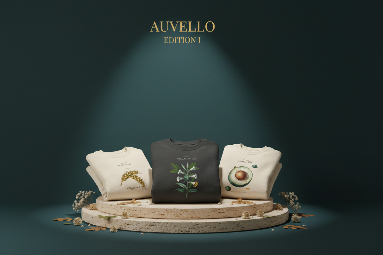AUVELLO Edition I Banner – Dark Studio Style